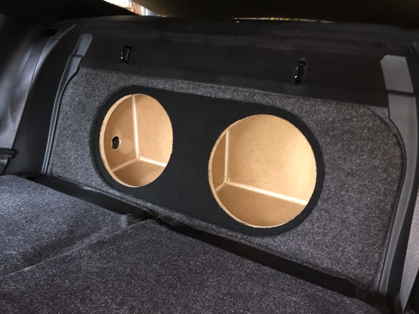 ZEnclosures 2015+ Mustang 2-12" FRONT FIRE Subwoofer Box ... ZEnclosures 2015+ Mustang 2-12" FRONT FIRE Subwoofer Box ...
